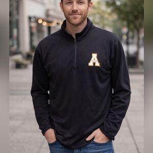 Appalachian State Mountaineers Fleece Lined Quarter-Zip Pullover - Large